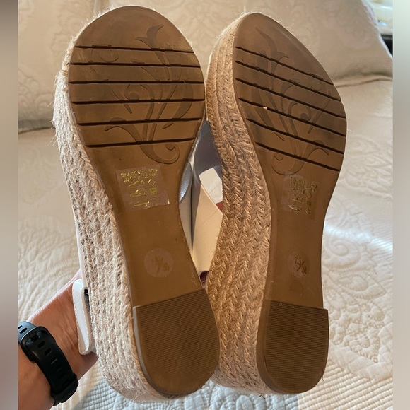 White Wedge Shoes - Picture 7 of 9